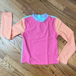 colorblock swim rashguard